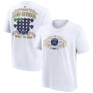 T-Shirt PSG Champions d'Europe Maillot Roster - Blanc - Enfant, vue 1