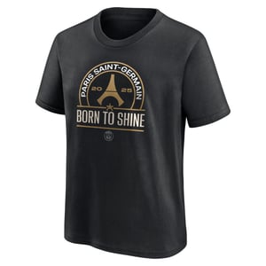 T-Shirt PSG Champions d'Europe Signature Roster - Noir - Enfant, vue 3