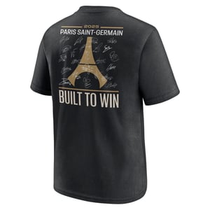 T-Shirt PSG Champions d'Europe Signature Roster - Noir - Enfant, vue 4