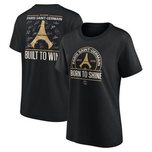 T-Shirt PSG Champions d'Europe Signature Roster - Noir - Femme, vue 2