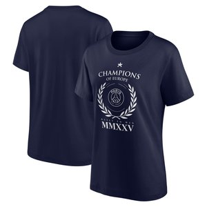 T-Shirt PSG Champions d'Europe Numerals - Bleu - Femme, vue 2
