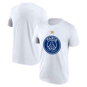 T-Shirt PSG Champions d'Europe Étoile Eiffel - Blanc - Homme, vue 2