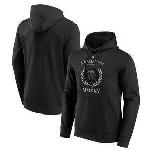 Sweat capuche PSG European Champions Numerals - Noir - Homme, vue 2