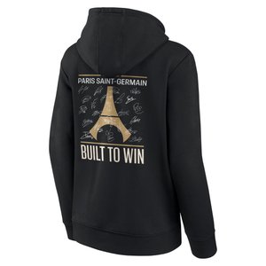 Sweat capuche PSG European Champions Signature Roster - Noir - Femme, vue 4