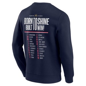Sweat PSG Champions d'Europe Signature Roster - Bleu - Homme, vue 4