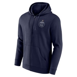 Sweat à capuche zippé PSG Champions d'Europe Étoile Eiffel - Bleu - Homme, vue 3