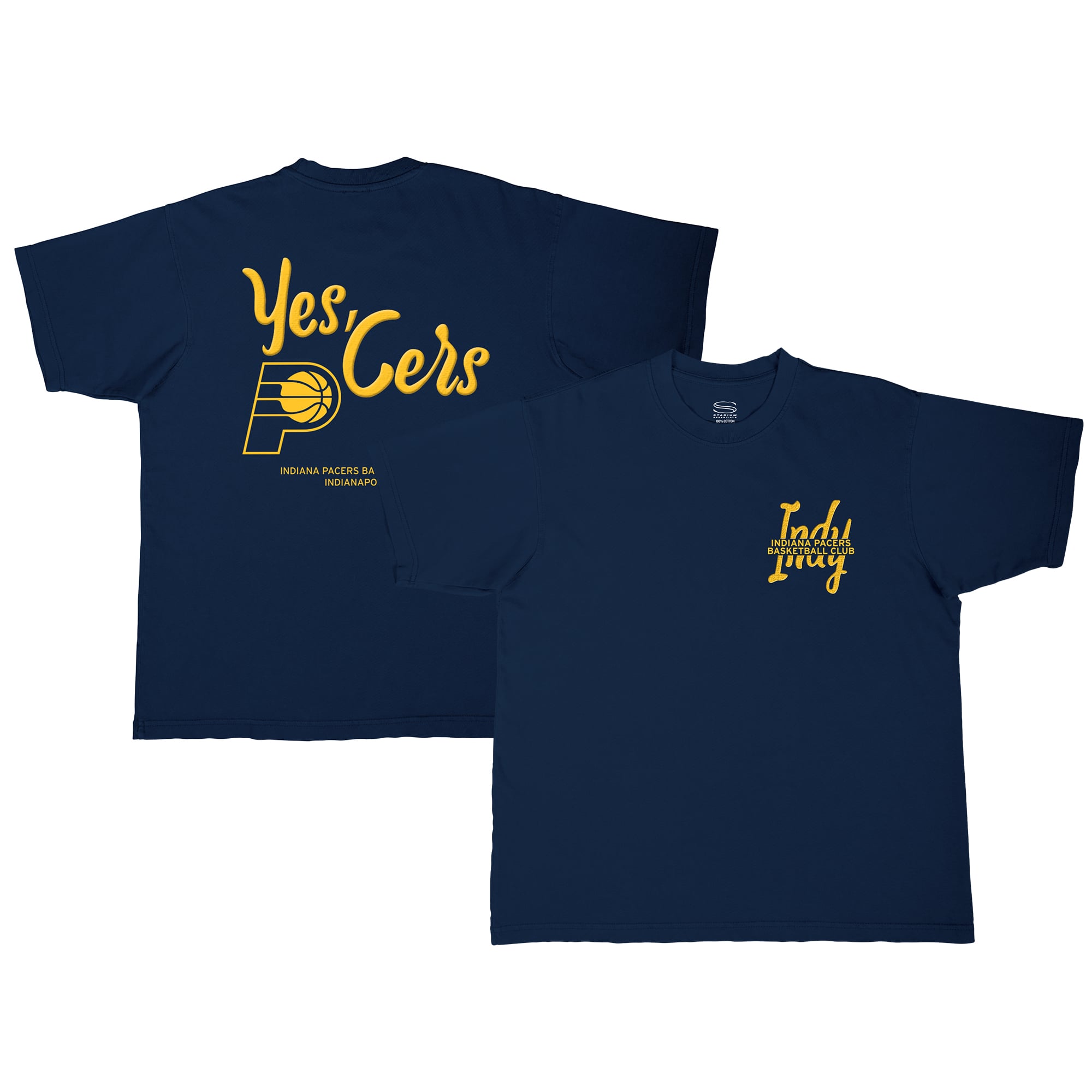 Unisex Stadium Essentials  Navy Indiana Pacers Urban T-Shirt