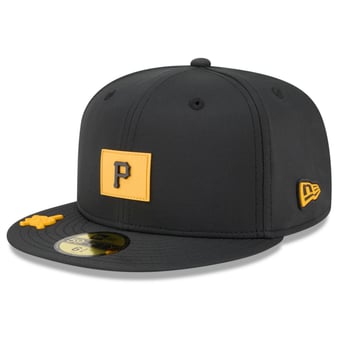 Men's New Era  Black Pittsburgh Pirates 2026 Clubhouse 59FIFTY Fitted Hat