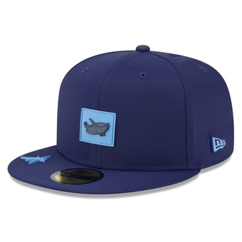 Men's New Era  Navy Tampa Bay Rays 2026 Clubhouse Alternate 59FIFTY Fitted Hat