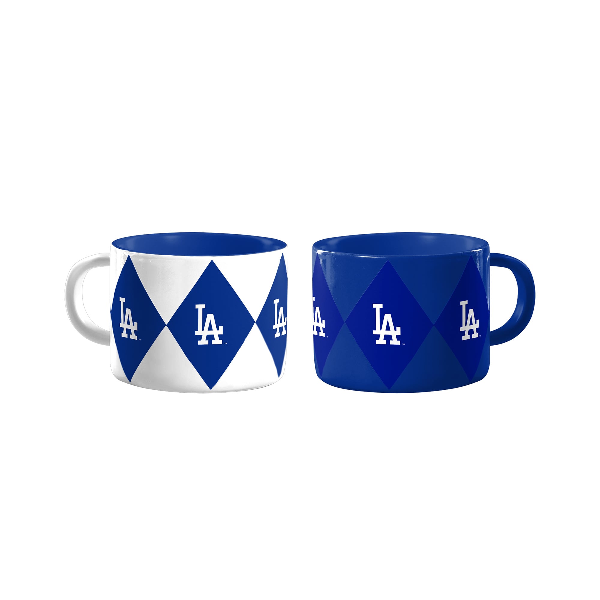 Logo Brands Los Angeles Dodgers Two-Pack Diamond Mug Set
