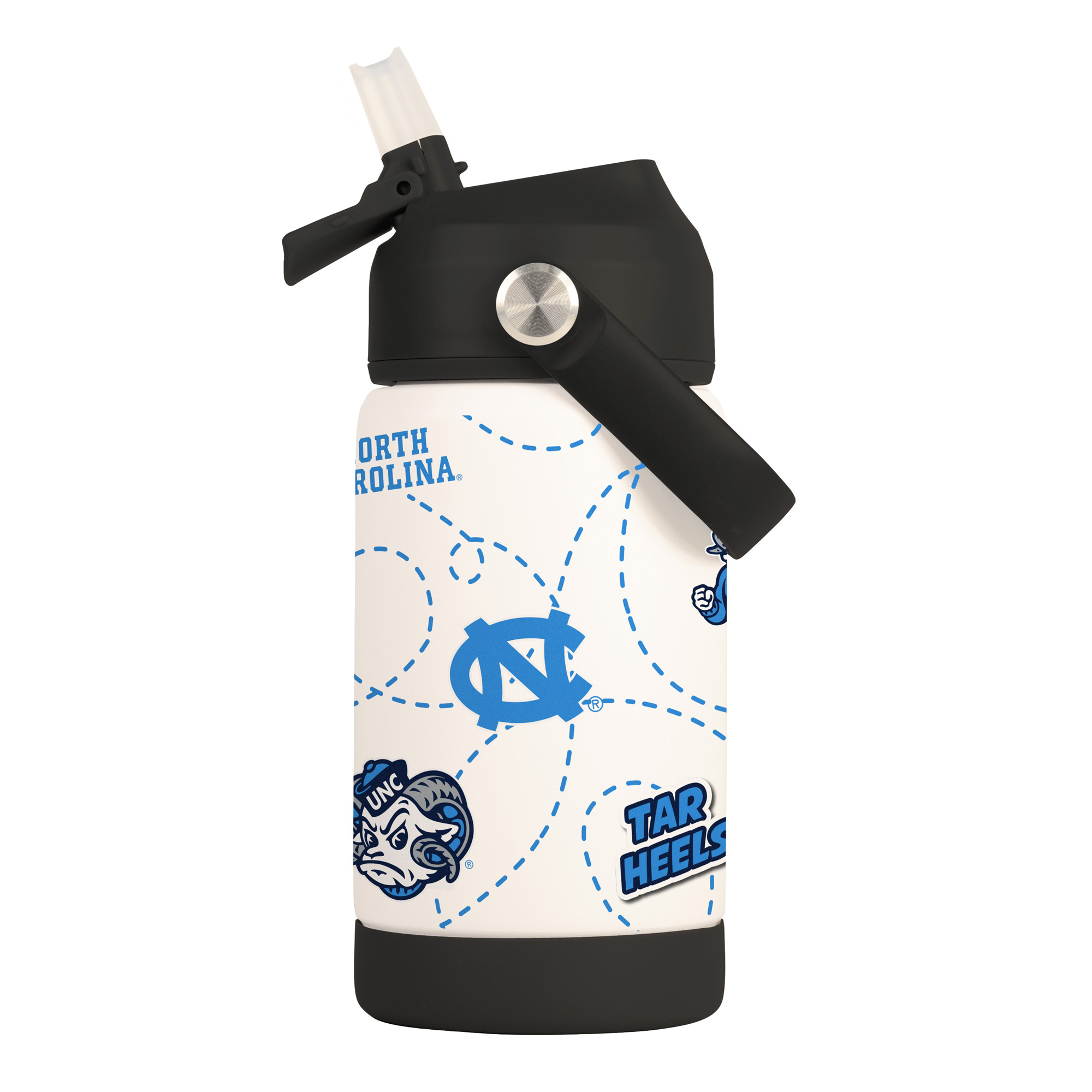 Logo Brands North Carolina Tar Heels 12oz. Mascot Bottle