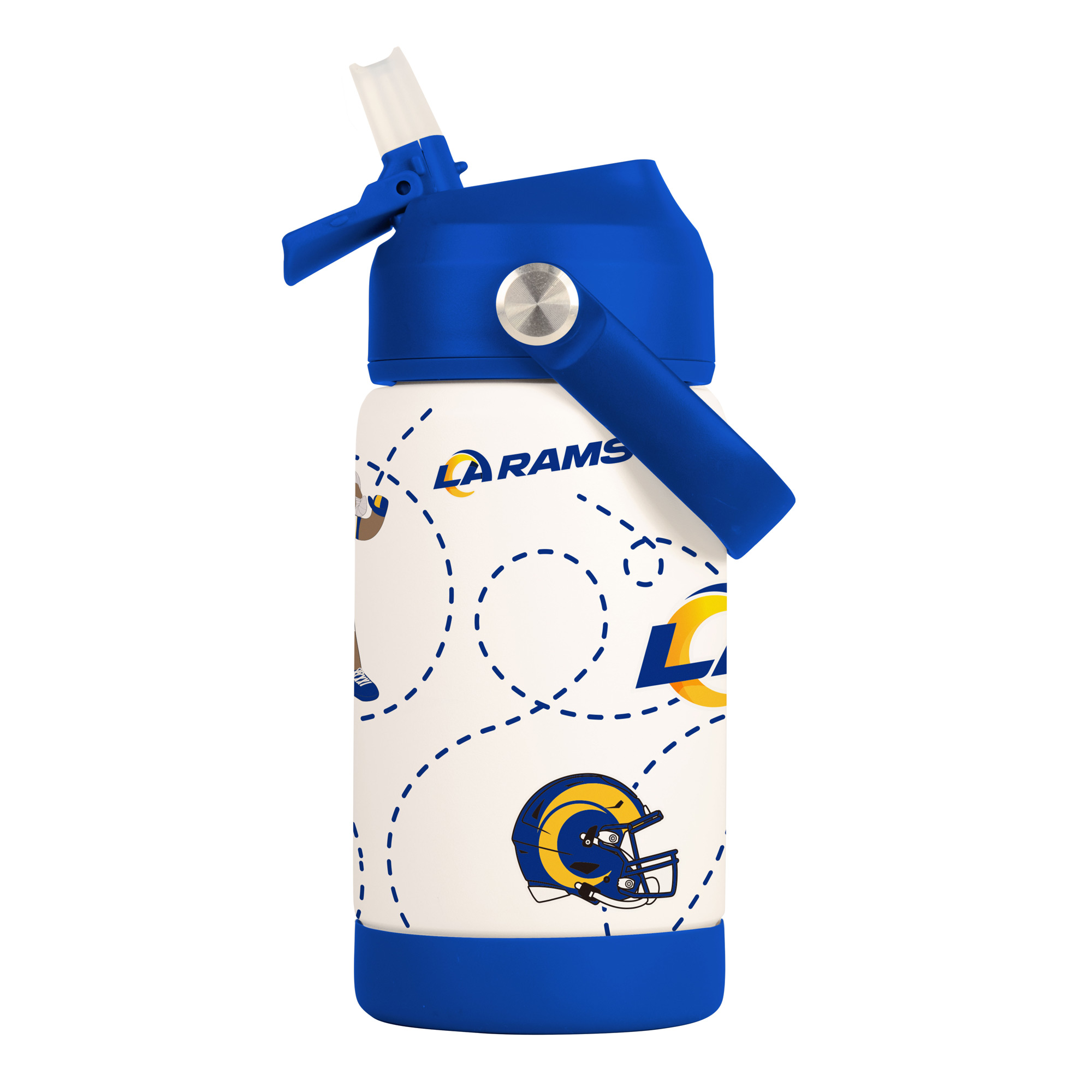 Logo Brands Los Angeles Rams 12oz. Mascot Bottle