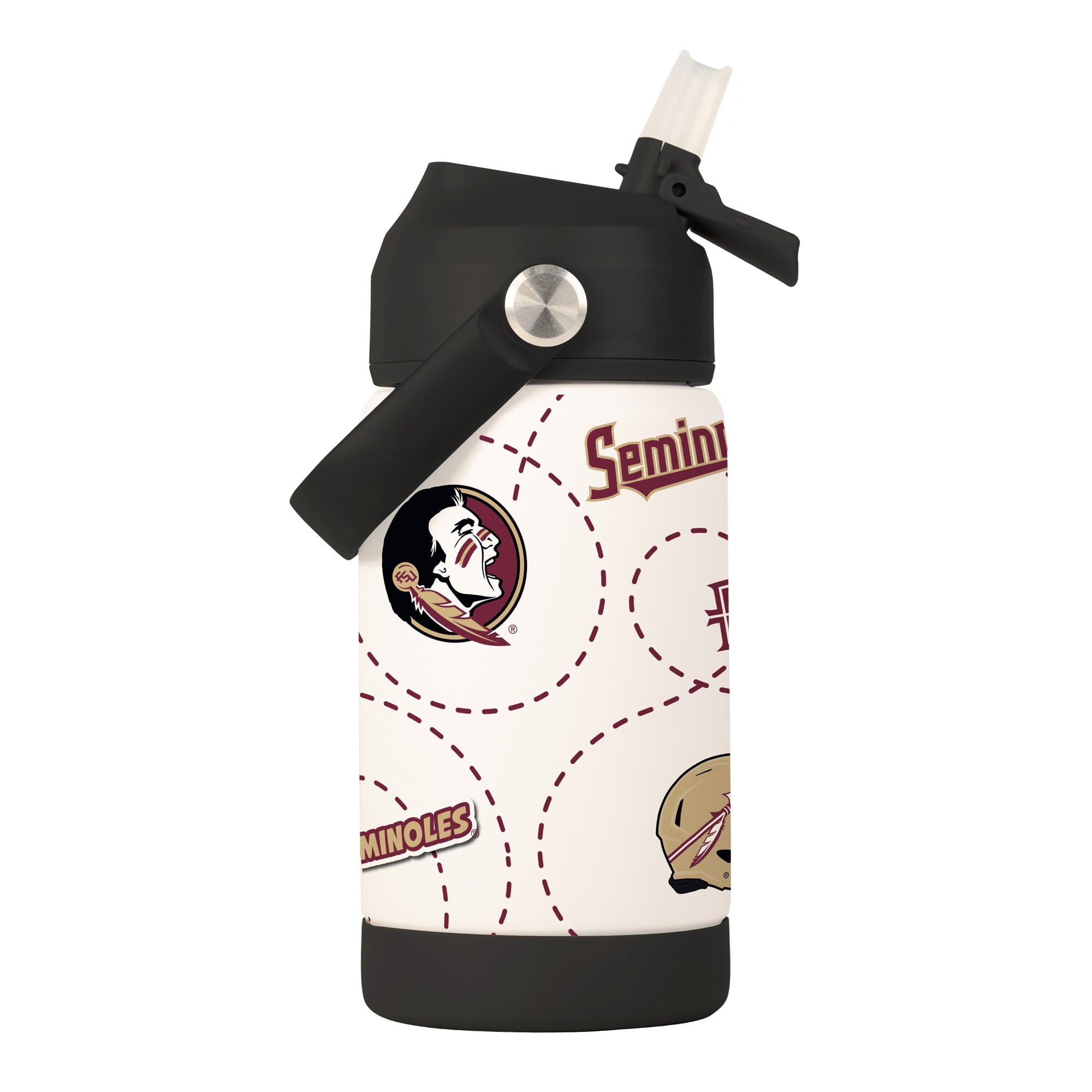 Logo Brands Florida State Seminoles 12oz. Mascot Bottle