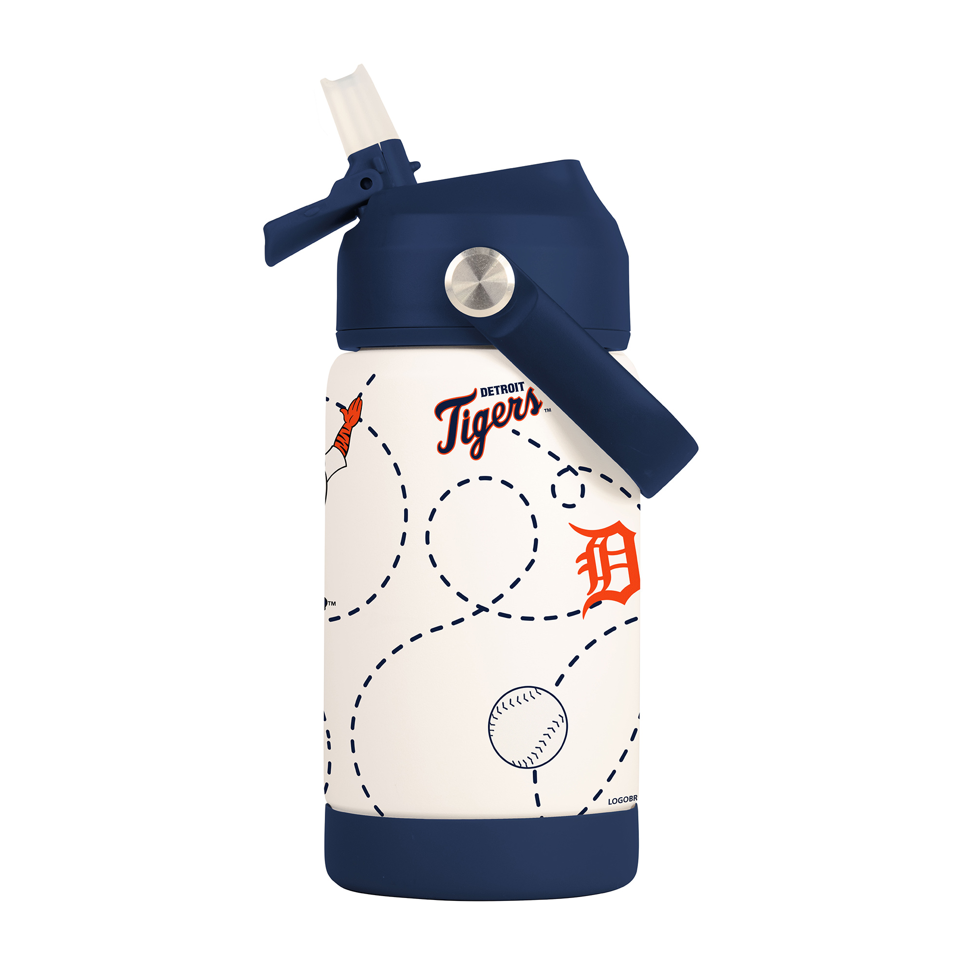 Logo Brands Detroit Tigers 12oz. Mascot Bottle