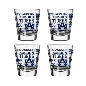 Logo Brands Auburn Tigers 4-Pack 2oz. Shot Glass Set