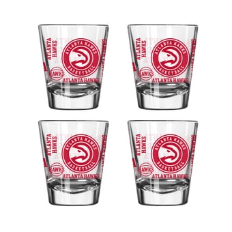 Logo Brands Atlanta Hawks 4-Pack 2oz. Shot Glass Set