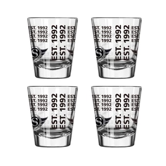 Logo Brands Ottawa Senators 4-Pack 2oz. Shot Glass Set