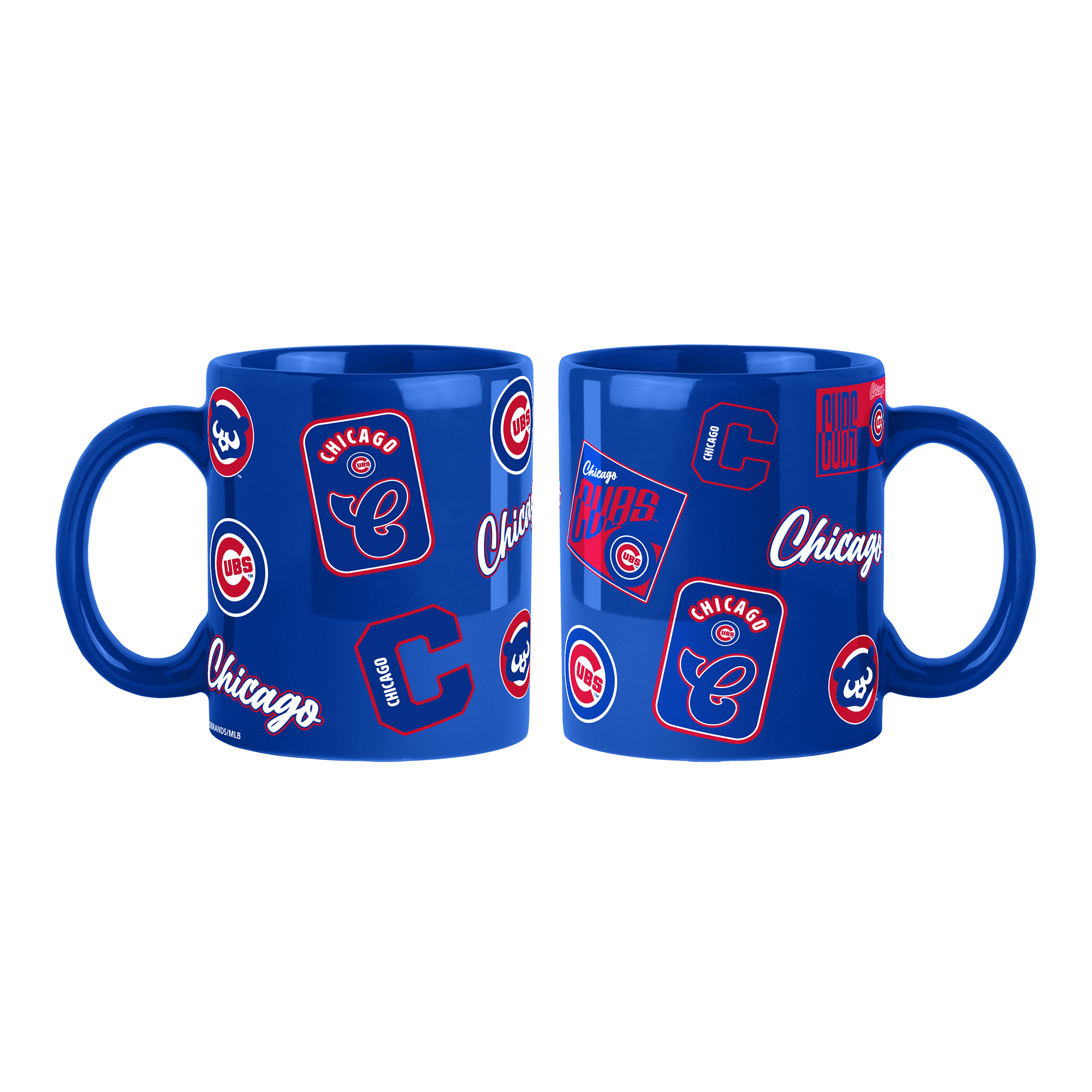 Logo Brands Chicago Cubs 2-Pack 15oz. Color Mug Set