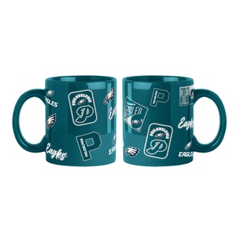 Logo Brands Philadelphia Eagles 2-Pack 15oz. Color Mug Set