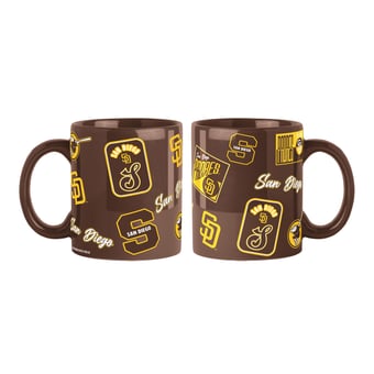 Logo Brands San Diego Padres 2-Pack 15oz. Color Mug Set