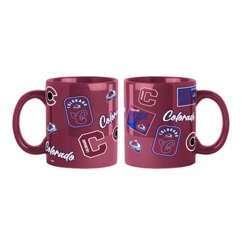 Logo Brands Colorado Avalanche 2-Pack 15oz. Color Mug Set