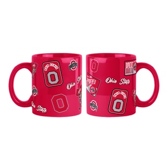 Logo Brands Ohio State Buckeyes 2-Pack 15oz. Color Mug Set