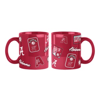 Logo Brands Alabama Crimson Tide 2-Pack 15oz. Color Mug Set
