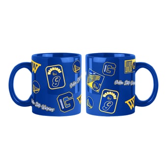 Logo Brands Golden State Warriors 2-Pack 15oz. Color Mug Set