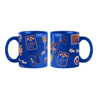 Logo Brands New York Mets 2-Pack 15oz. Color Mug Set