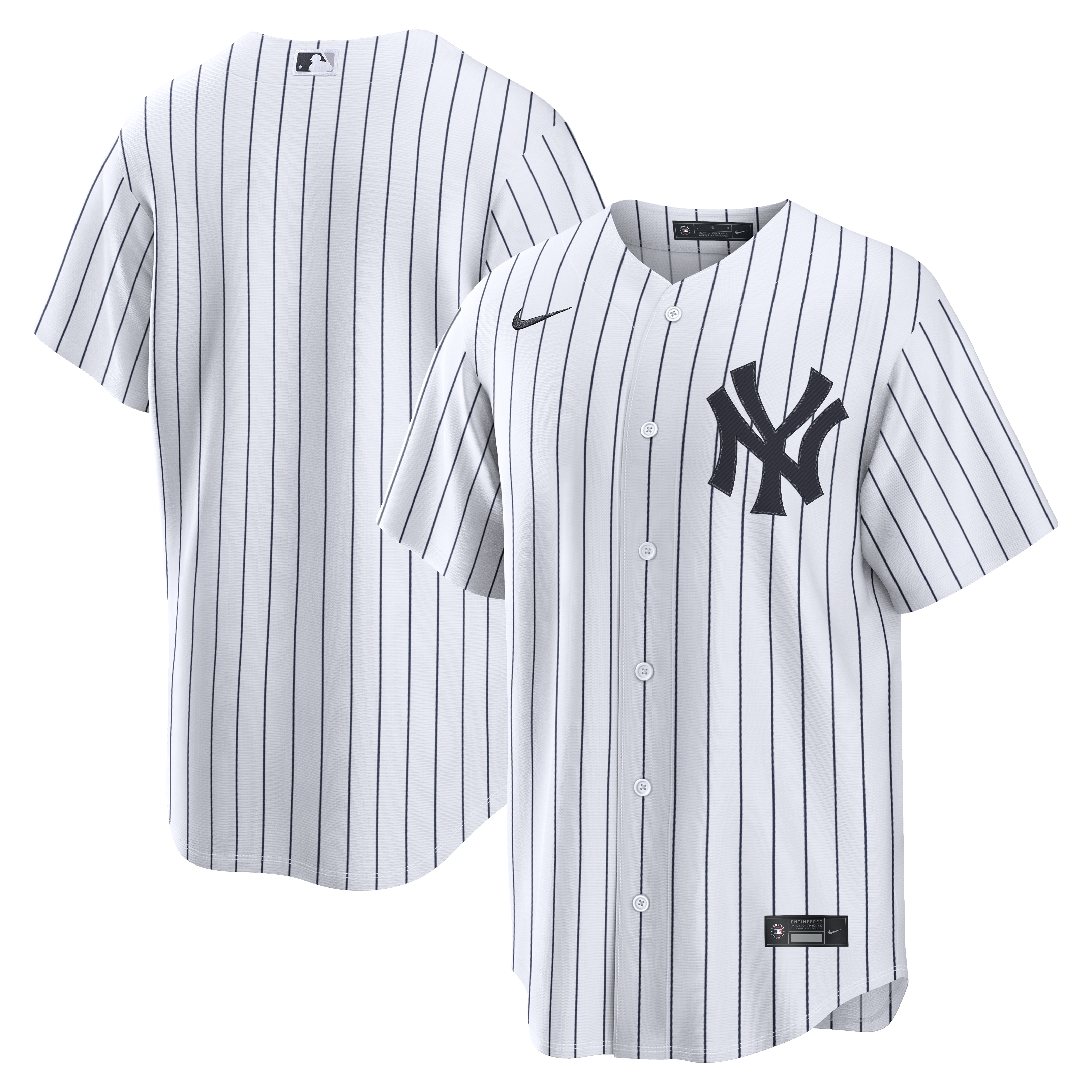 Men's Nike White New York Yankees Home Replica Jersey