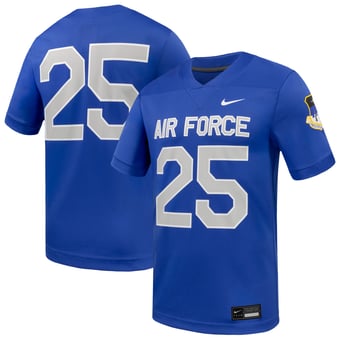 Men's Nike #25 Royal Air Force Falcons  Game Football Jersey