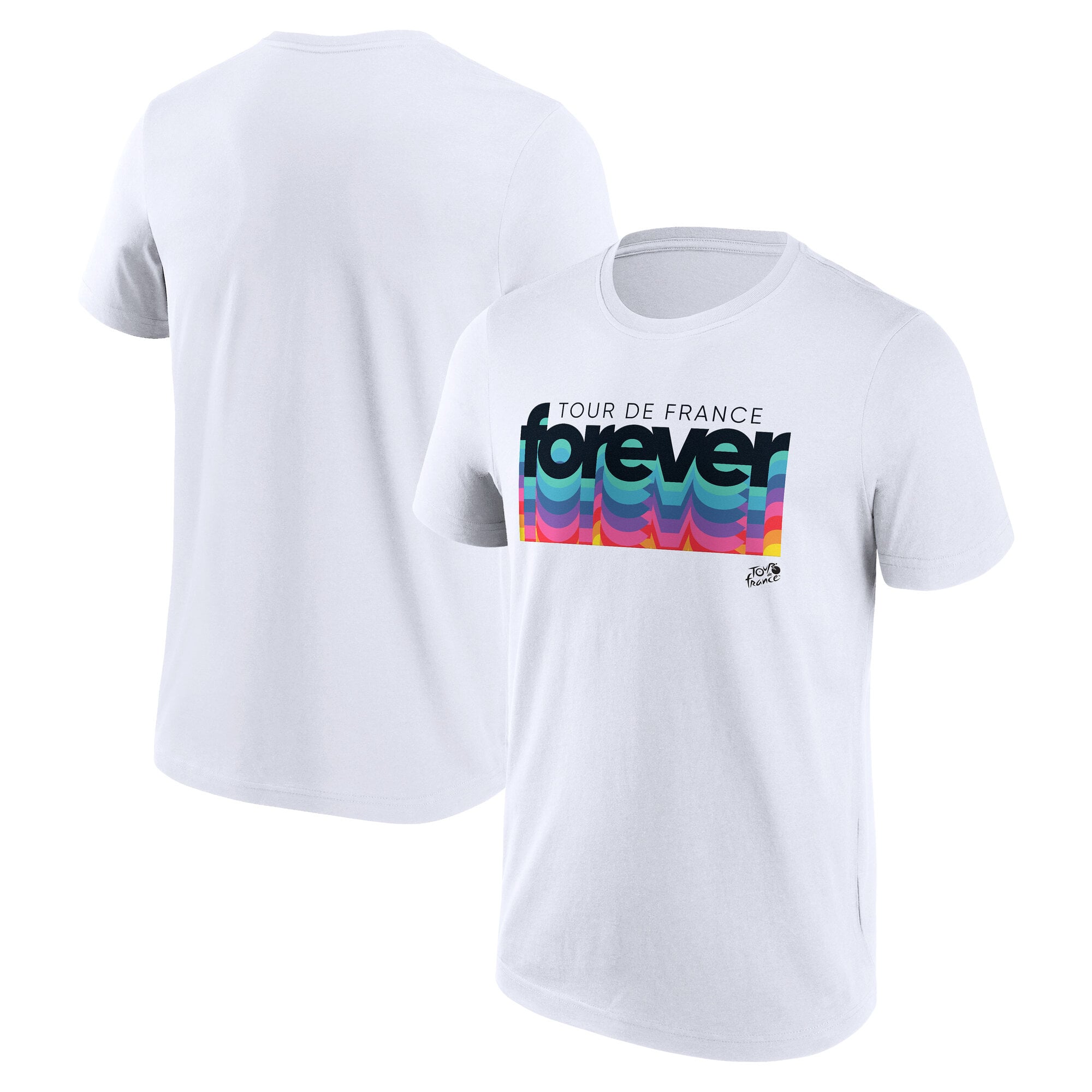 Maglietta Grafica Tour de France Origines 80s - Bianco