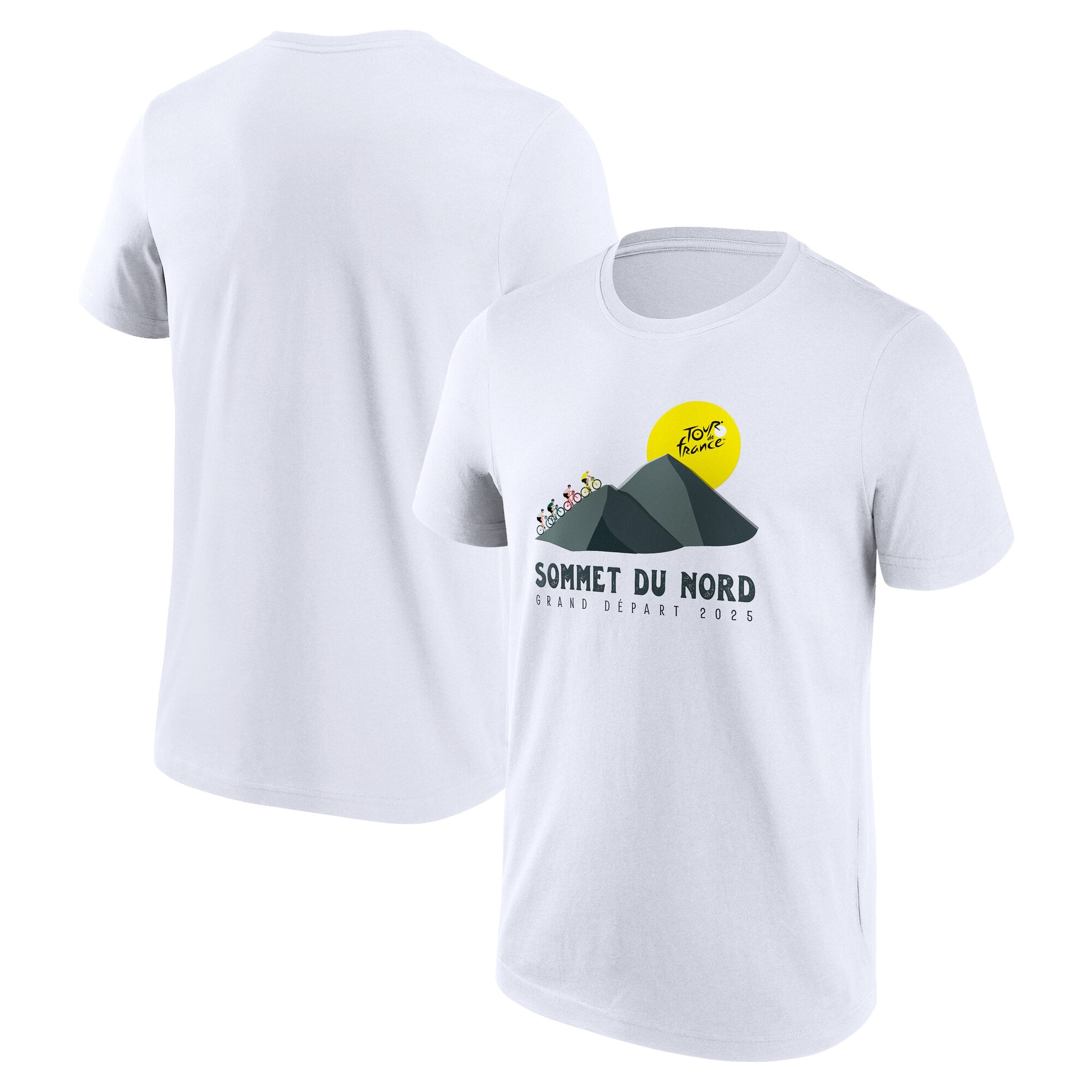 Maglietta Grafica Tour de France Sommet Du Nord - Bianco