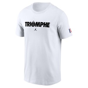 T-Shirt PSG Jordan Champions d'Europe TRIOMPHE - Blanc, vue 3