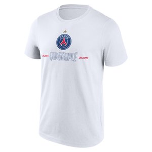 T-Shirt PSG Quadruple - Blanc, vue 3