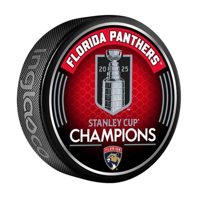 Florida Panthers Inglasco 2025 Stanley Cup Champions Logo Hockey Puck