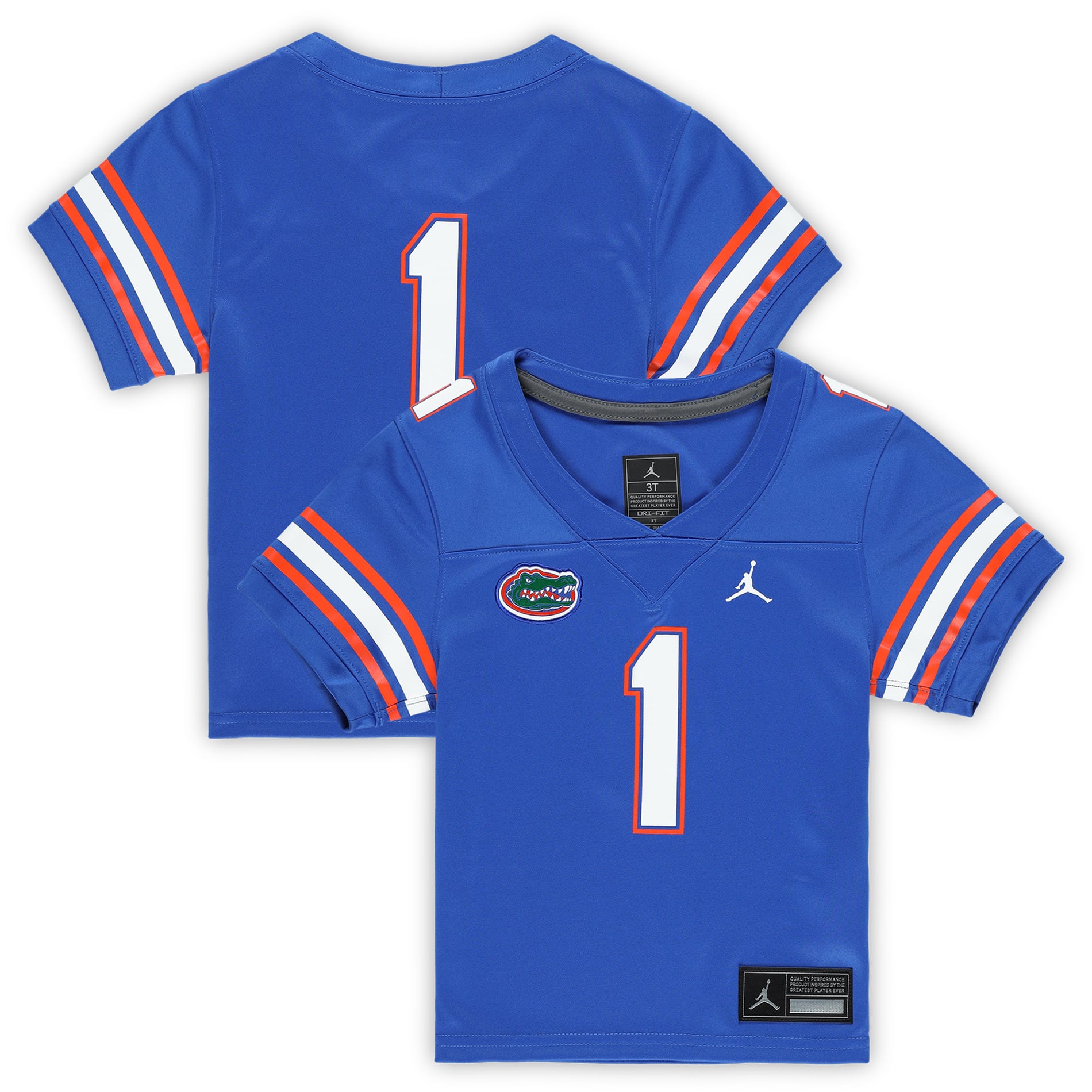 Toddler Jordan Brand #1 Royal Florida Gators Untouchable Replica Game Jersey