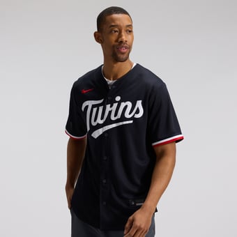 Men's Nike  Navy Minnesota Twins Alternate Replica Jersey