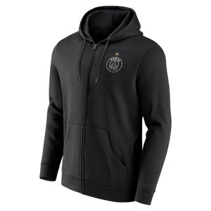 Sweat à capuche zippé PSG Champions d'Europe Étoile Eiffel - Noir, vue 3