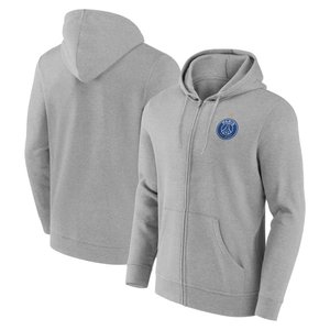 Sweat à capuche zippé PSG Champions d'Europe Étoile Eiffel - Gris Sport, vue 1