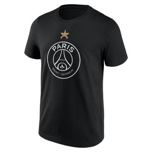 T-Shirt PSG Champions d'Europe Étoile Eiffel - Noir, vue 3