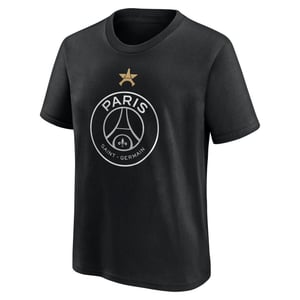 T-Shirt PSG Champions d'Europe Étoile Eiffel - Noir - Enfant, vue 3