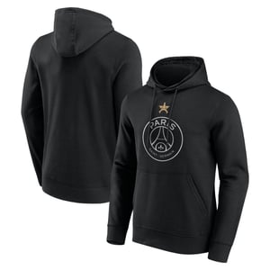 Sweat à capuche PSG Champions d'Europe Étoile Eiffel - Noir, vue 2