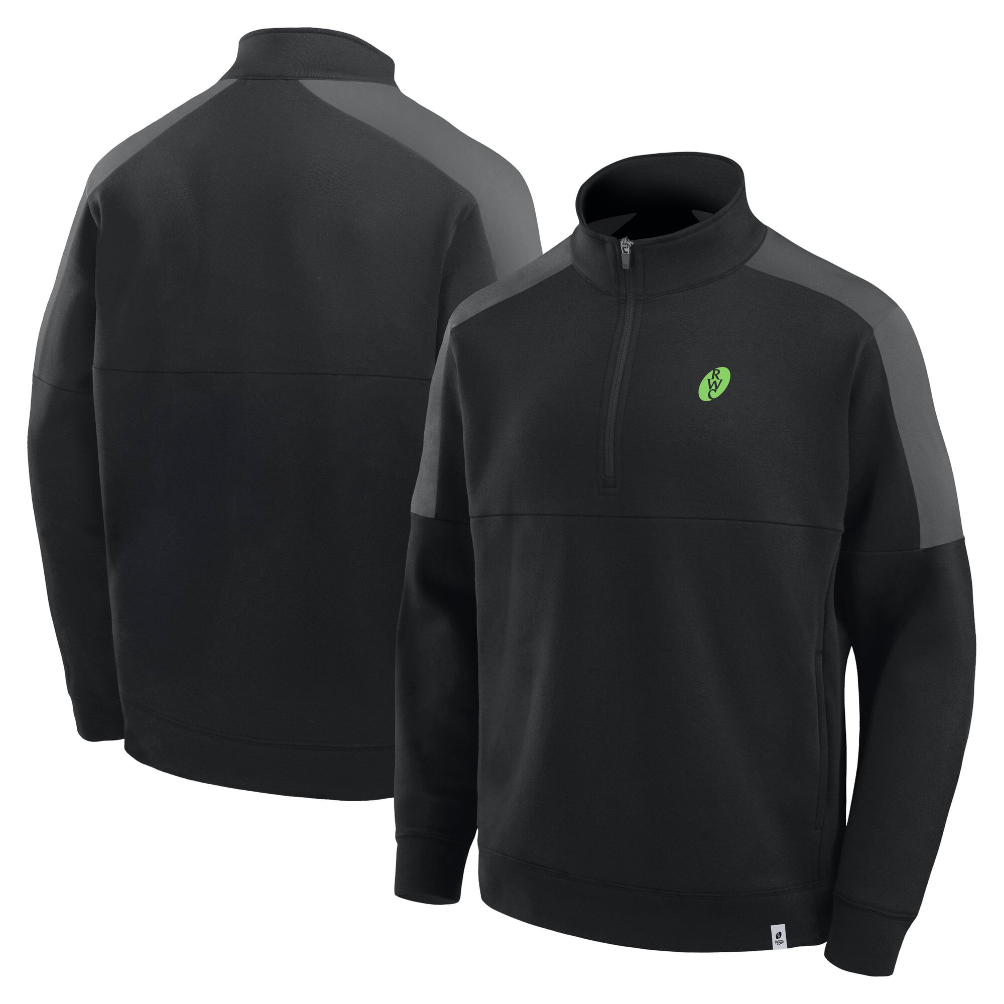 Felpa con mezza zip Rugby World Cup Classics - Nero