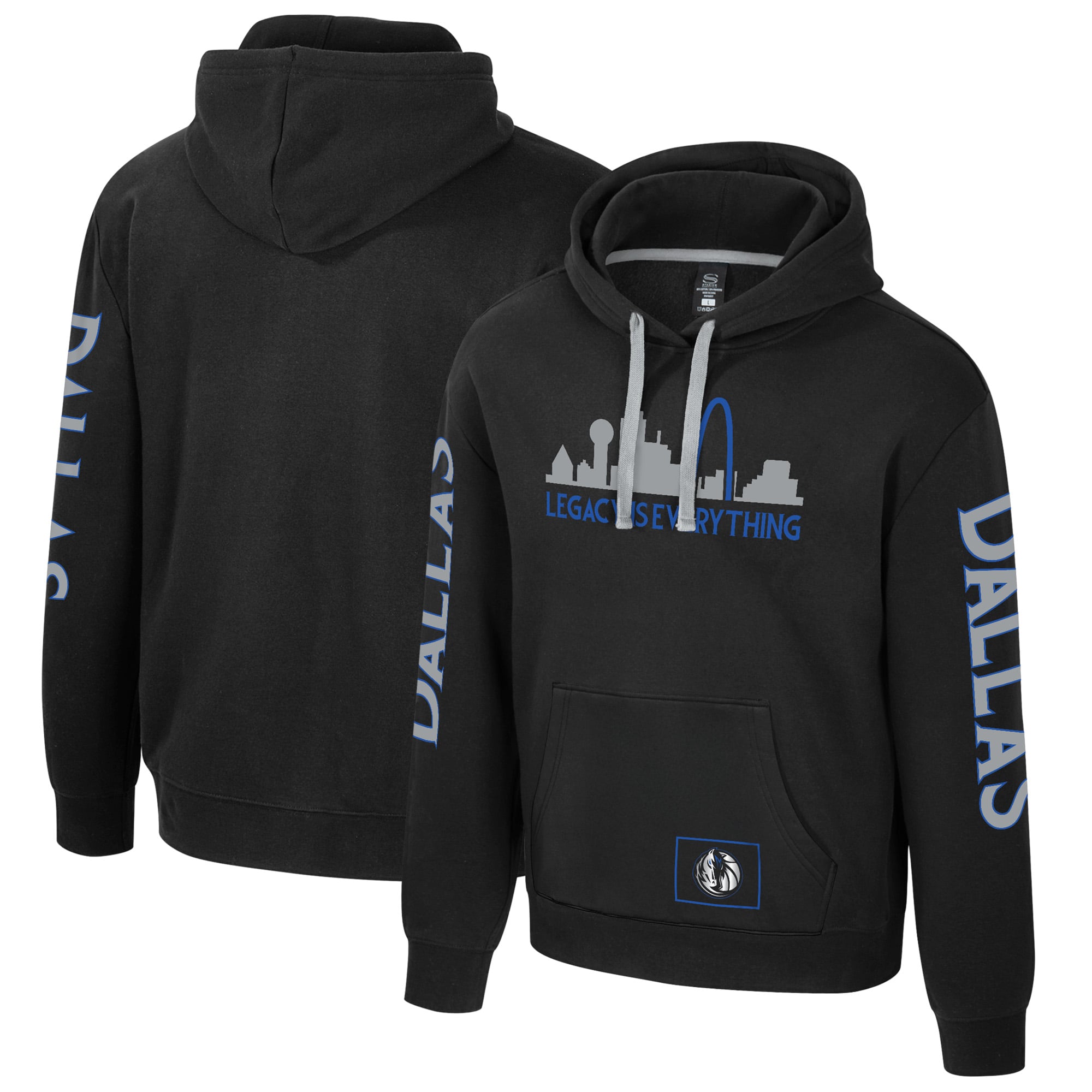 Unisex Stadium Essentials Black Dallas Mavericks 2025/26 City Edition City Star Hoodie