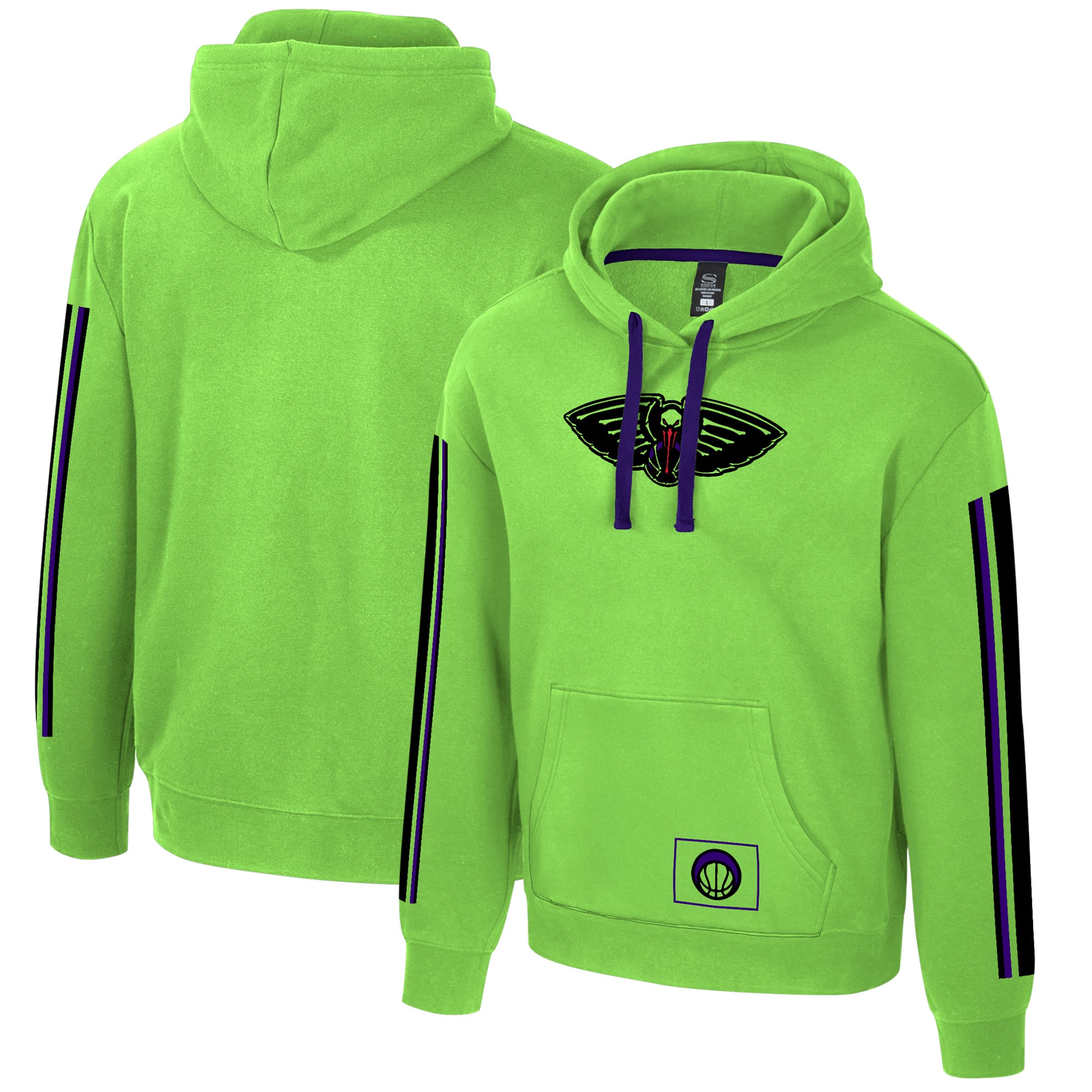 Unisex Stadium Essentials  Neon Green New Orleans Pelicans 2025/26 City Edition City Star Hoodie