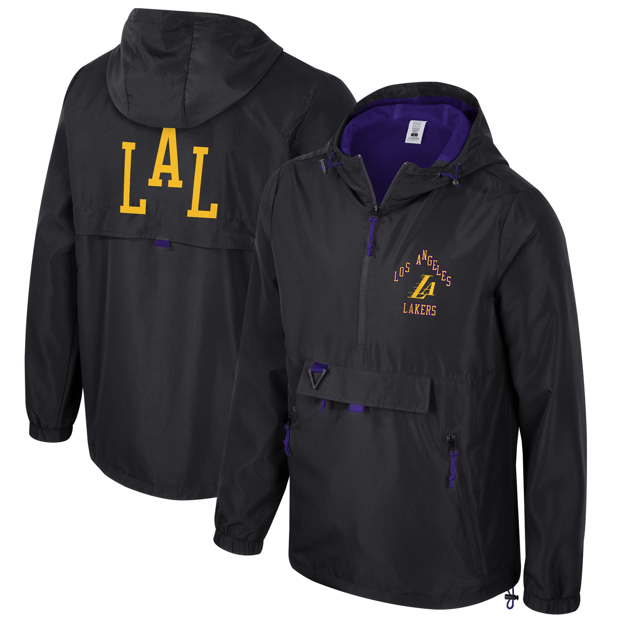 Unisex Stadium Essentials  Black Los Angeles Lakers 2025/26 City Edition Compete Quarter-Zip Hoodie Jacket