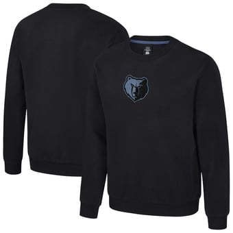 Unisex Stadium Essentials Black Memphis Grizzlies Club Level Chenille Sweatshirt