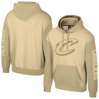 Unisex Stadium Essentials Khaki Cleveland Cavaliers Rafters Burst Hoodie