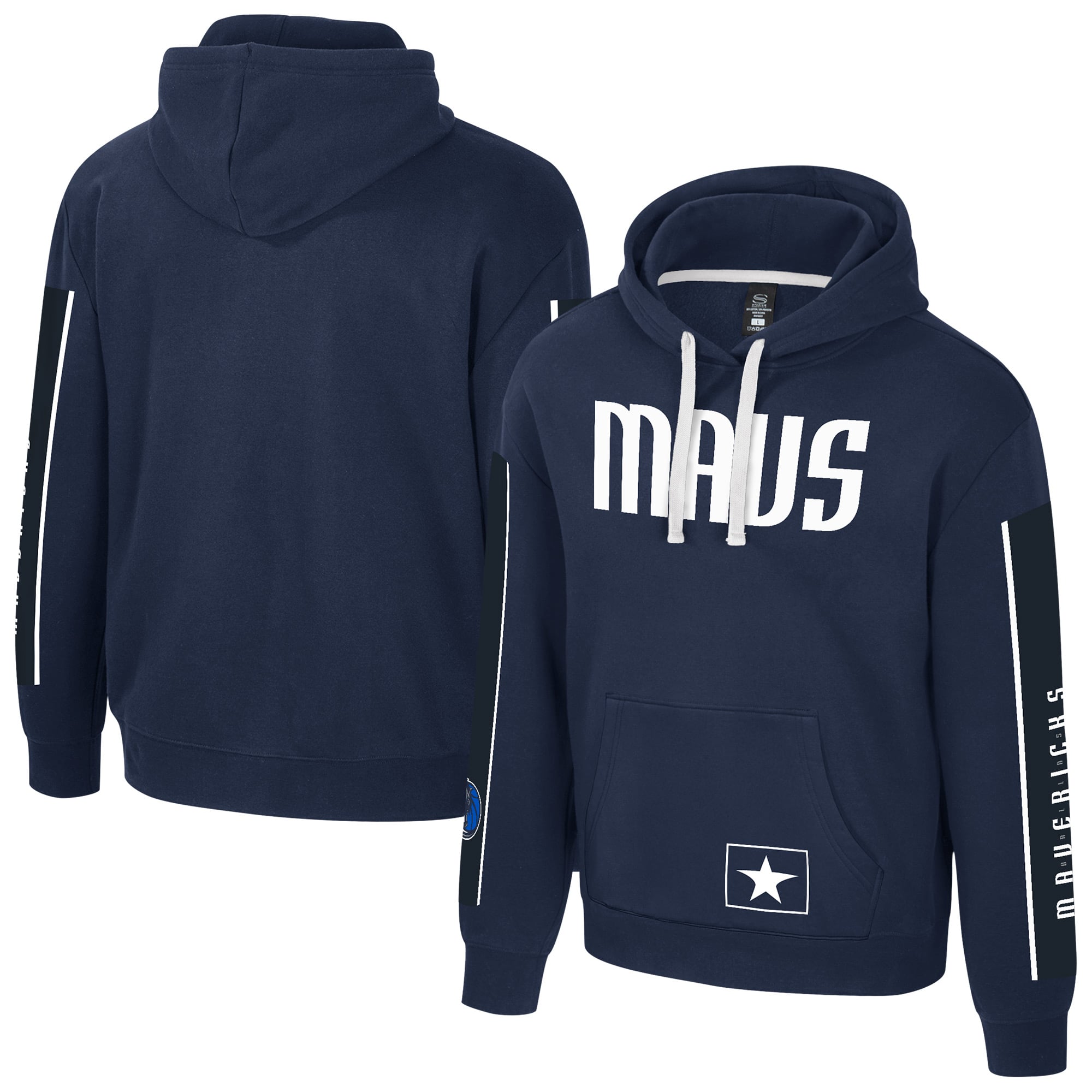 Unisex Stadium Essentials Navy Dallas Mavericks City Star Hoodie
